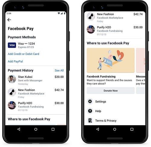 خدمة Facebook Pay كل شيء عن خدمة فيسبوك الجديدة للدفع الإلكتروني وإرسال الأموال2