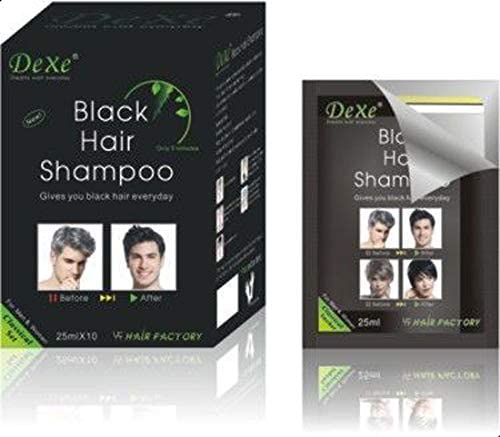 Dexe Black Hair Unisex Shampoo, 5 minutes Only