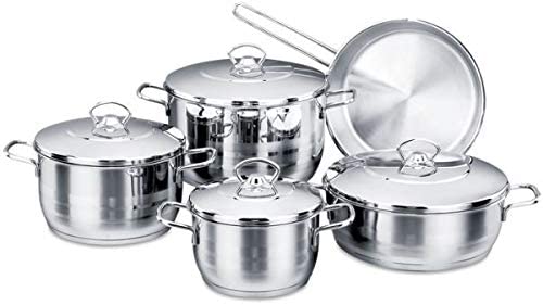 Korkmaz Stainless Steel Cookware Set 9pcs, A1900