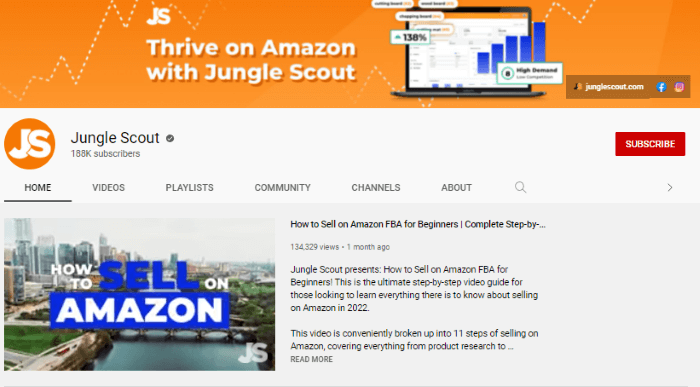 قناة Jungle Scout