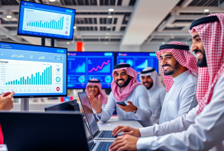 نمو مبيعات التجارة الإلكترونية لشركات التجزئة السعودية
