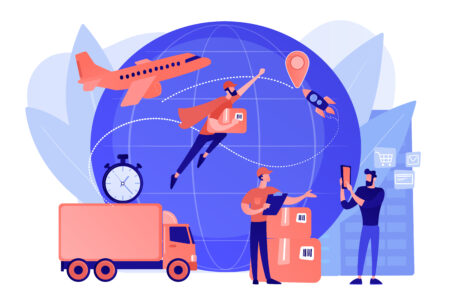 Shipping companies' websites